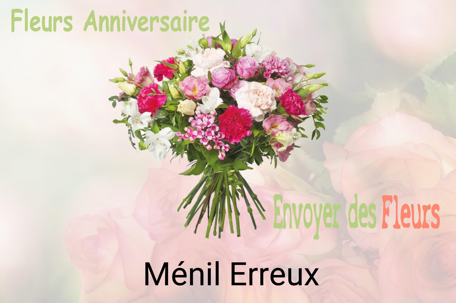 Bouquet de fleurs d’anniversaire livré à Ménil-Erreux